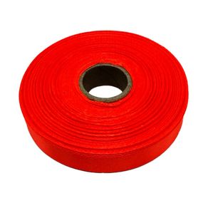 Атласная лента "Оранжевый Неон" АБ-623 ширина 1,2 см, длина 23 метра