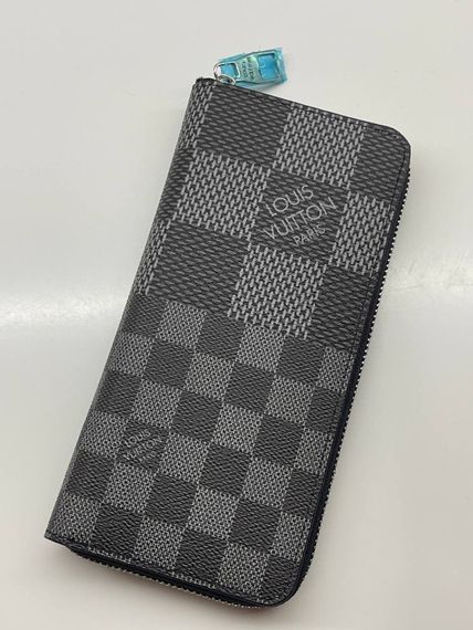 Вертикальний гаманець Louis Vuitton Zippy сірий | Зображення 8