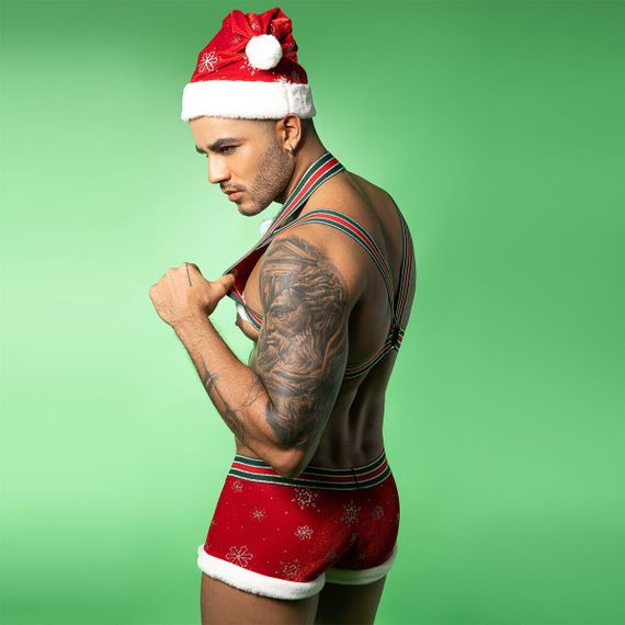 Новогодний мужской эротический костюм JSY 9133 One Size Sex Aura | Зображення 1