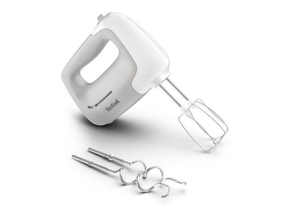 Миксер Tefal HT450B38 Prep'Mix, 450 Вт, 5 скоростей, бело-серый (HT450B38) | Зображення 2