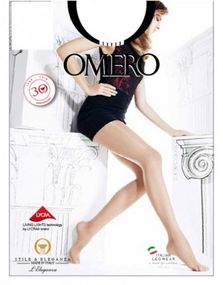Колготки Omero Efira, Italy, 20 den, размеры M цвет avorio (слоновая кость)