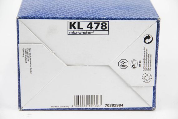 Фільтр паливний MAHLE/KNECHT BMW, MAHLE/KNECHT (KL478) | Зображення 2