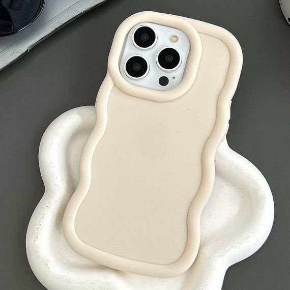 Чохол TPU Ripple для Apple iPhone 16 Pro Max (6.9") Antique White | Зображення 1