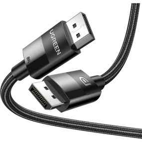 Кабель мультимедийный DisplayPort M to DisplayPort M 2.0m V1.4 Ugreen (80392)