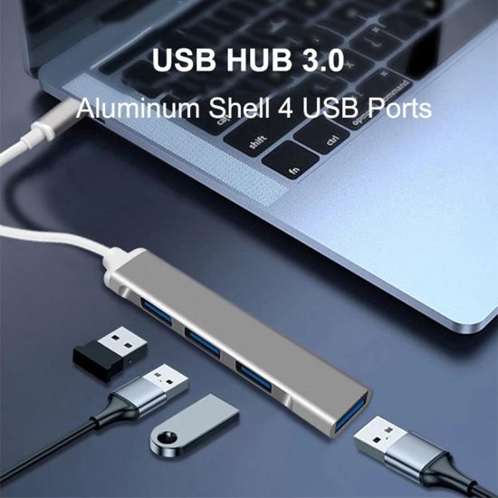 Разветвитель hub TYPE-C USB 3.0 хаб 4 порта | Зображення 2