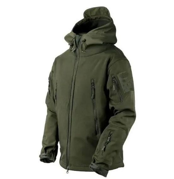 Куртка софтшел Gman Олива Soft Shell на флісі