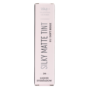Жидкие тени для век ZOLA x Valentina Lelyukh Silky Matte Tint — 01 Soft Beige (3.2 г)