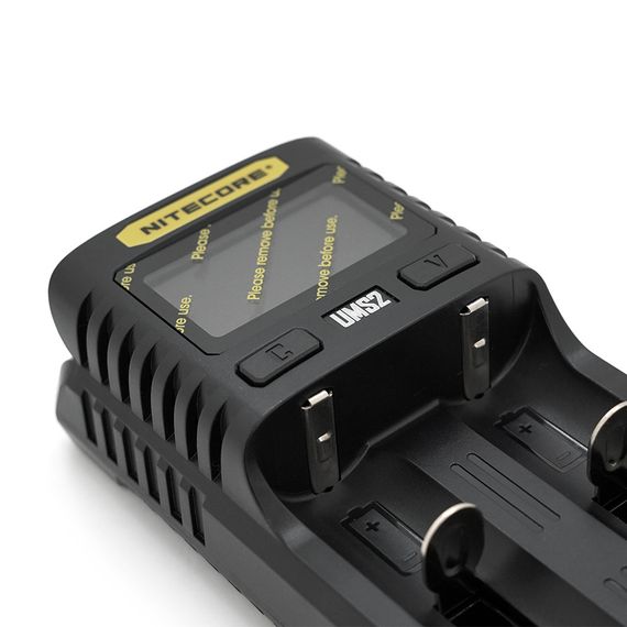 Зарядний пристрій універсальний Nitecore Digicharger UMS2, 2 канали, LCD дисплей, підтримує Li-ion, Ni-MH та Ni-Cd AA (R6), ААA | Зображення 5