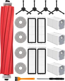 Набор аксессуаров для робота-пылесоса Roborock Q Revo P10, щетки салфетки мопы для швабры фильтры пылесборники