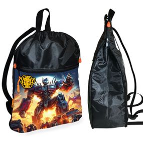 Сумка для змінного взуття "Трансформери" - рюкзак-мішок з розширювачем для дитини (01450)