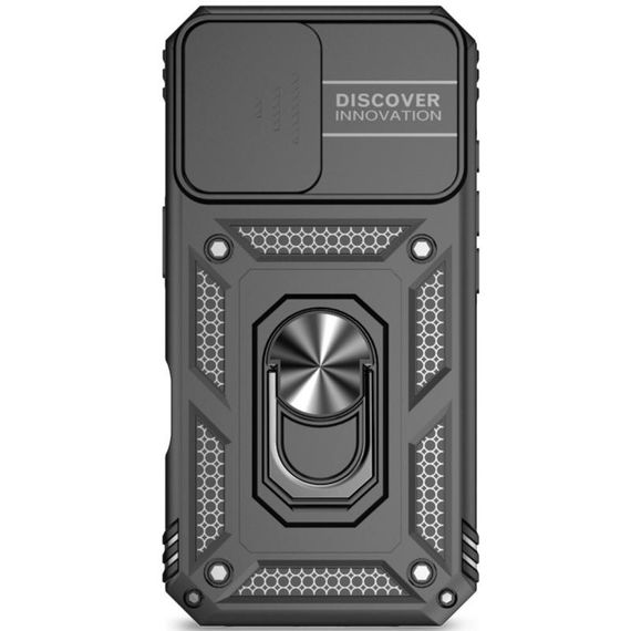 Чохол Ummi Camshield Serge Ring для Apple iPhone 16 (6.1") Чорний / Black | Зображення 1