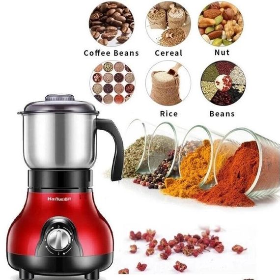 Електрична кавомолка Domotec MS-1108 600 мл 250 Вт, кавомолка електрична для турки, роторна кавомолка | Зображення 1