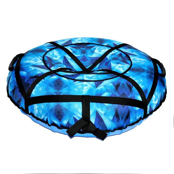 Тюбінг 100 см "блакитний кристал" (Оксфорд, ПВХ) Тюбінг для снігу | Зображення 4