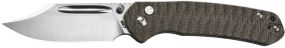 Ніж CJRB Bowie Pyrite AR-SFII Micarta OD Green