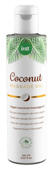 Масажна олія Intt Coconut Vegan (150 мл) Sex Aura