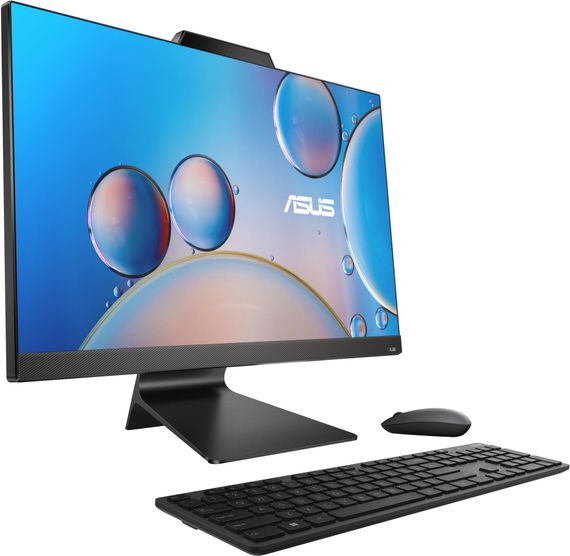 Комп'ютер персональний моноблок ASUS M3702WFAK-BPE0090 27' FHD AG, AMD R5-7520U, 16GB, F512GB, UMA, WiFi, кл+м, без ОС, чорний (90PT03M2-M00JU0) | Зображення 2