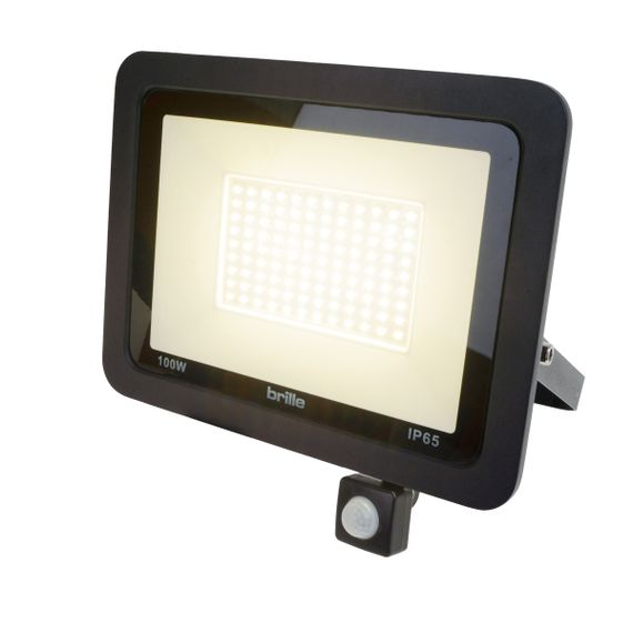 Светодиодный прожектор с датчиком движения HL-19P/100W NW IP65 | Зображення 3