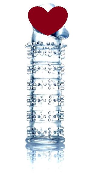 Насадка-презерватив с многочисленными выступами Boss Series без вибрации sexstyle