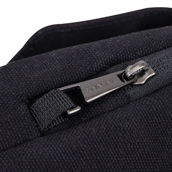 Рюкзак городской Rivacase 8521 Cardiff / Black 25х35х11 см черный | Зображення 9