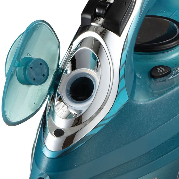 Праска Russell Hobbs Powersteam Ultra Coconut Smooth, 3100Вт, 350мл, паровий удар -230гр, самоочищення, керам. підошва, блакитний (26340-56) | Зображення 2