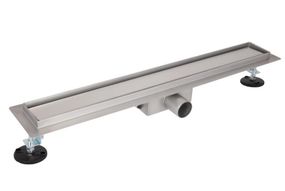 Линейный трап Qtap Taurus Tile900 из нержавеющей стали с сухим затвором под плитку QTTAUTILE900