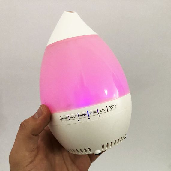 Колонка увлажнитель с диодной подсветкой JT-315. VP-477 Цвет: розовый | Зображення 3