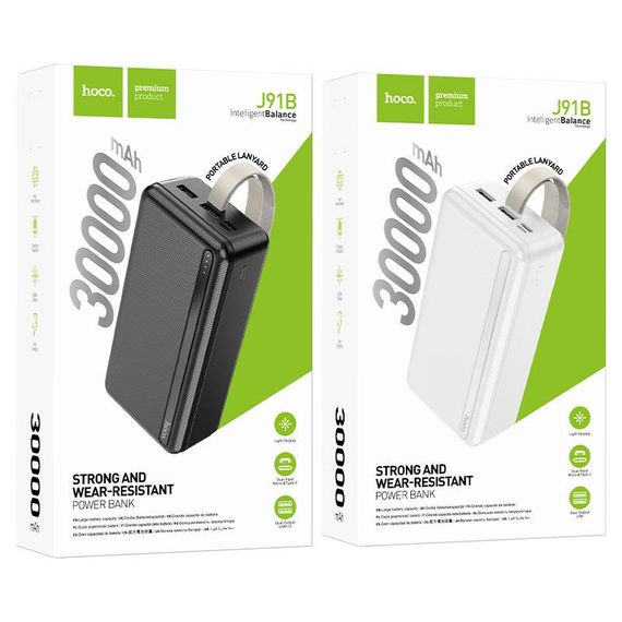 Power Bank Hoco J91B Black 30000 mAh | Зображення 3
