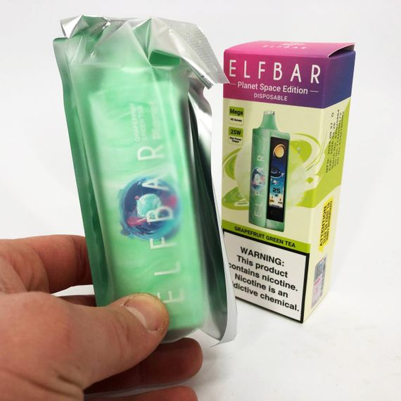 ELF BAR Planet 25000. Зеленый чай с грейпфрутом (Grapefruit Green Tea) | Зображення 2