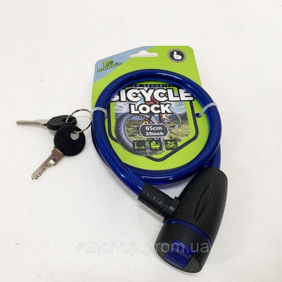 Велосипедний замок посилений, Міцний замок для велосипеда, Велозамок ланцюг, Замки для велосипеда ZJ-89 | Зображення 2
