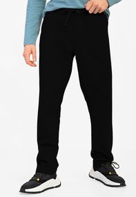 Чоловічі штани утеплені без манжету чорні, 2XL