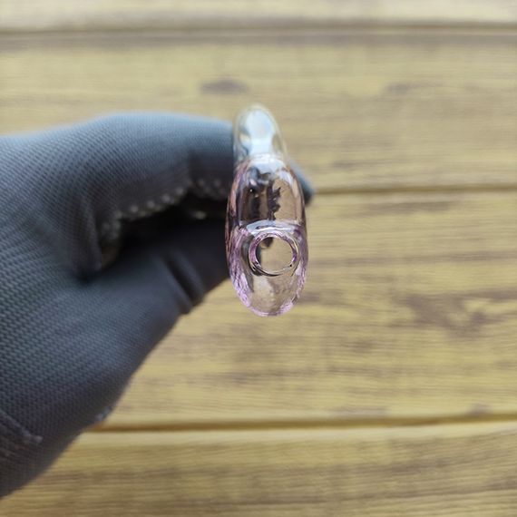 Стеклянная трубка Heart Turn Oil Pink | Зображення 1