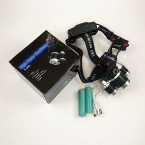 Наголовный фонарь, Аккумуляторный фонарь на голову с зарядным устройством, Водонепроницаемый фонарик RT-80