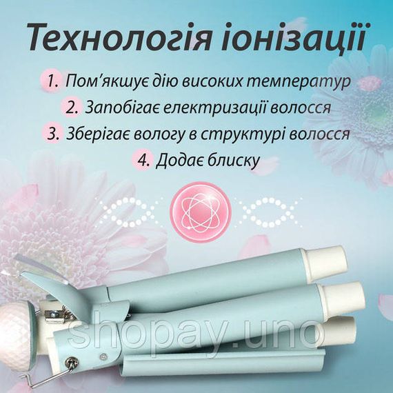Многофункциональные плойки для волос VGR, Стайлер-плойка для локонов Плойка объемной укладки волос AP-54 | Зображення 6