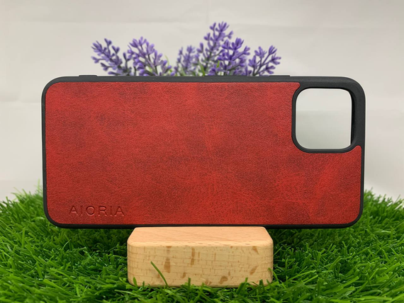 Чохол Google Pixel 4 нубук Червоний