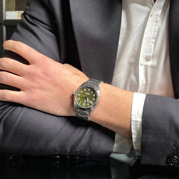 Годинник P2agani Design PD-1717 Silver-Green | Зображення 5