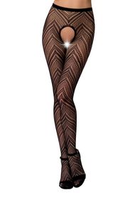 Колготки-бодистокинг Passion S010 Черный S/M/L
