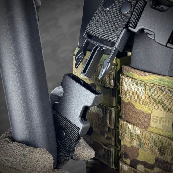 Ремінь збройовий одно/двоточковий RAGNAROK "ODIN" Gen.II carbine Чорний | Зображення 6