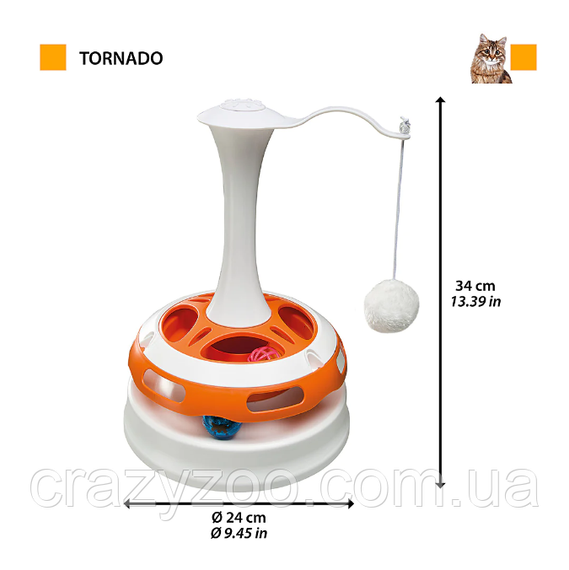 Іграшка для котів Ferplast Tornado Ø 24 x 34 cm 85100200 | Зображення 1