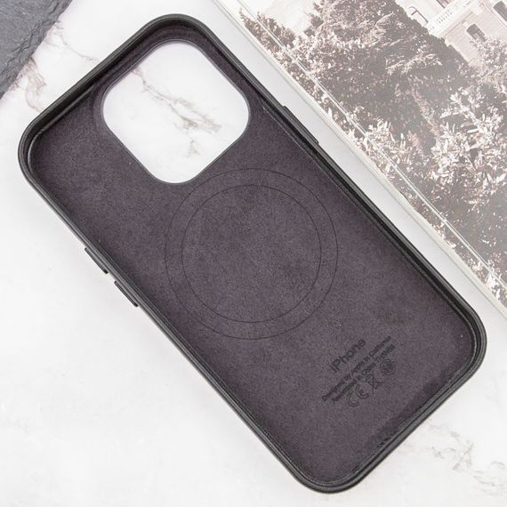 Шкіряний чохол Leather Case (AAA) with MagSafe and Animation для Apple iPhone 13 Pro (6.1") | Зображення 5