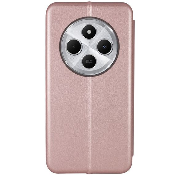 Кожаный чехол-книжка Classy для Infinix Smart 9 4G / Hot 50i Rose Gold | Зображення 1