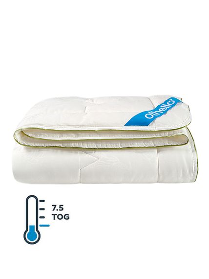 Ковдра Othello 9002 Туреччина 95*145 см  Бавовна + бамбук Молочний