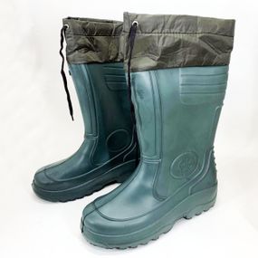 Чоботи гумові високі утеплені з підв'язкою 44р 29см, чоботи гумові для риболовлі