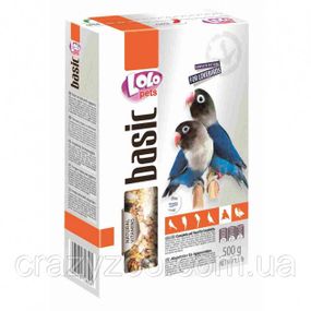Полнорационный корм для неразлучников Lolo Pets 500 г LO-72600