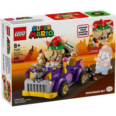 Конструктор LEGO Маслкар Bowser. Дополнительный набор 458 деталей (71431)