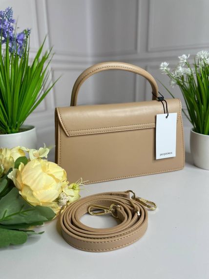 Сумка женская Jacquemus le chiquito long бежевая wb014 | Зображення 2