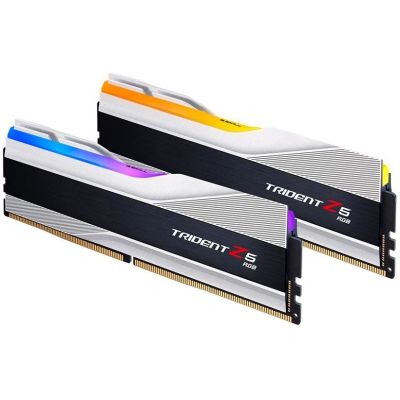 Модуль памяти для компьютера DDR5 32GB (2x16GB) 6800 Trident Z5 RGB Silver G.Skill (F5-6800J3445G16GX2-TZ5RS) | Зображення 2