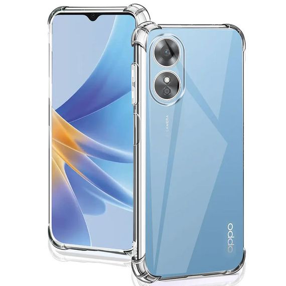 TPU чохол GETMAN Ease logo посилені кути Full Camera для Oppo A58 4G | Зображення 1