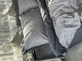 Постільна білизна полуторна Dushka Home Муслін 41045 160х215 см