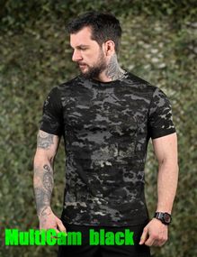 ХЛОПКОВАЯ тактическая футболка PATRIOT MultiCam black  ДЛ6383