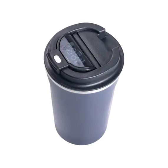 Термокружка Coffee  с датчиком температуры 380 мл синяя HPGM5821BL | Зображення 4